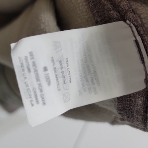 CrewCuts Sweater Girl 12 Grey Crew Neck 100 Cotton Sweatshirt High Low Split Hem - Picture 7 of 12